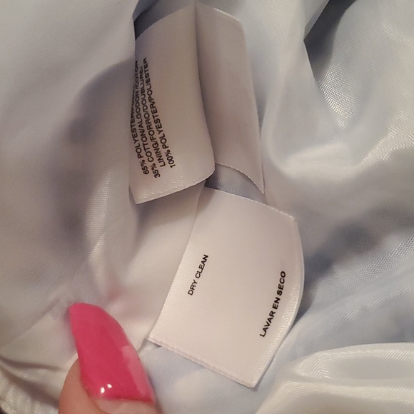 💥Anne Klein Midi Blue/white Ginham Dress - Picture 9 of 10